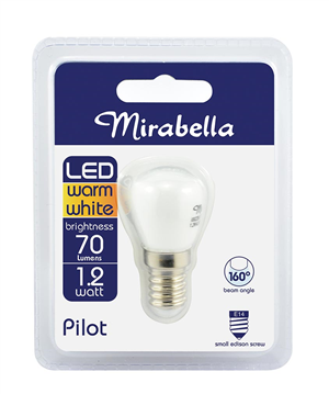 PILOT LED T26 GLOBE - 1.2W - 70 LUMENS - SES