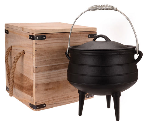 POTJIE POT - 8 LITRE  - 3 LEGS - CAMPFIRE