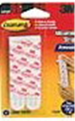 PICTURE HANGER  REFILL STRIPS - LARGE WHITE  - 6 PACK - COMMAND