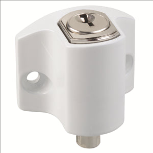 WINDOW MINI PUSH LOCK - BROWN - WHITCO