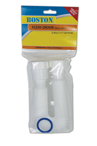 FLEXI-DRAIN - SINGLE - 320mm to 760mm - 38mm