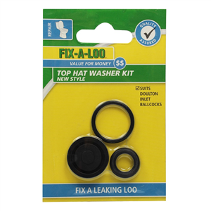 TOILET WASHER KIT  - TOP HAT - NEW DOULTON