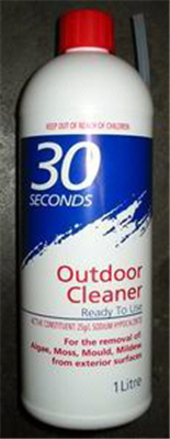 OUTDOOR CLEANER - RTU - 1 LITRE - 30 SECONDS