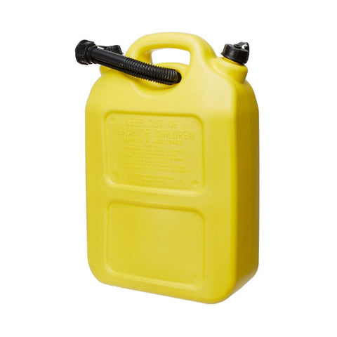 JERRY CAN - PLASTIC- 20 LITRES - YELLOW