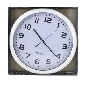 CLOCK - WALL CLOCK - WHITE - 40 x 40cm