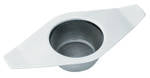 TEA STRAINER - STAINLESS STEEL - WITH CADDY - AVANTI