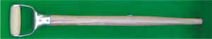 HANDLE - FORK/SPADE - D SHAPE -  AUSTRALIAN HARDWOOD