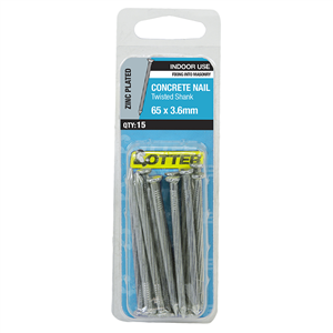 NAILS -  Concrete Zinc 65 x 3.6mm Handy Pack