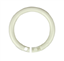 CURTAIN RING - SPLIT - WHITE - PKT OF 10