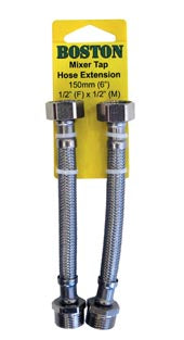 MIXER TAP HOSE EXTENSIONS - 2 PACK