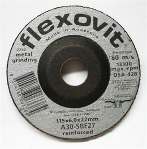 GRINDING WHEEL - METAL  -  125 x 6.8 x 22 -  BOSCH