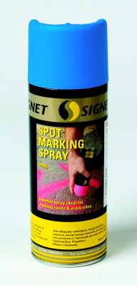 SPOT MARKING SPRAY PAINT -  FLUORO BLUE -  350G SIGNET