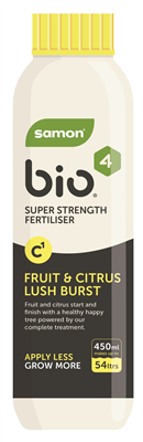 FERTILIZER - FRUIT & CITRUS BURST - BIO 4 CONCENTRATE - 450ML
