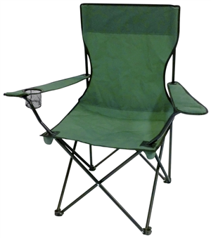 CAMP CHAIR - FOLDING - GREEN