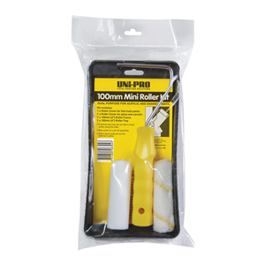 PAINT ROLLER KIT - MINI - 100mm - UNI PRO