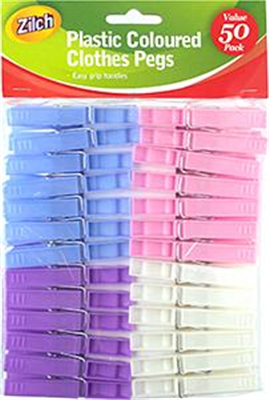 PEGS  CLOTHES - 50 PACK