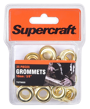 GROMMETS - 10mm - Pkt 25 - SUPERCRAFT