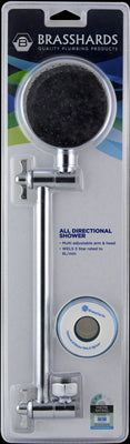 SHOWER HEAD & ARM - ALL DIRECT  - CHROME