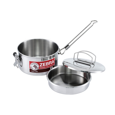 ZEBRA ROUND MESS KIT -  STAINLESS STEEL -  14cm - 1.1L