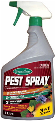 INSECT/FUNGUS/MITE PEST SPRAY  - 3 IN 1 - 1 Litre