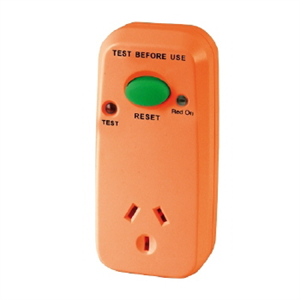 SAFETY SWITCH - SINGLE OUTLET - ORANGE - ARLEC