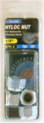 NUT - NYLOC - 1/4" - ZP - 20 PACK