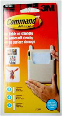 PICTURE HANGER  REFILL STRIPS - ASSORTED  - COMMAND