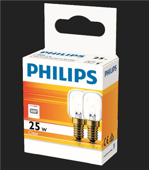 PILOT GLOBE - SES - 25W - OVEN - 300deg - 2 PACK