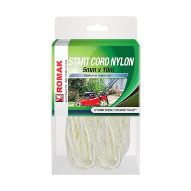 CORD - NYLON STARTER CORD  - BRAIDED - 5mm x 10m