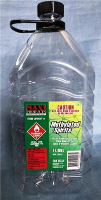 METHYLATED SPIRITS - 4 Litres - MAXI