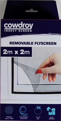 SCREEN INSECT - REMOVABLE - FOR WINDOWS TO 2 X 2M