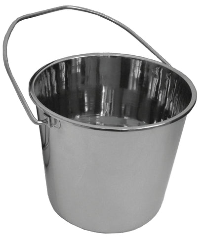 BUCKET - STAINLESS STEEL - 16 LITRE