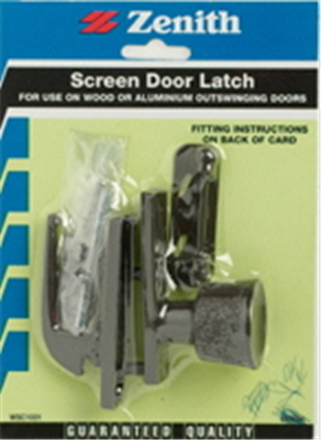 LATCH  - SCREEN DOOR - BROWN - ZENITH