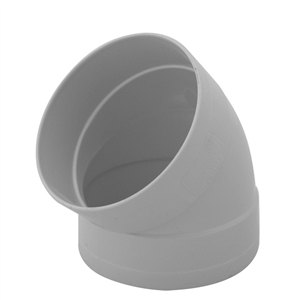 ELBOW - STORMWATER - PVC - F&F - 90mm - 45DEG