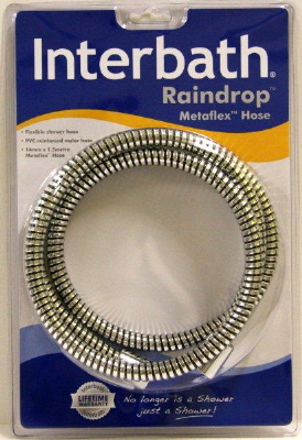 SHOWER HOSE - 1.5 METRE EXTENSION - FLEXIBLE - STAINLESS STEEL