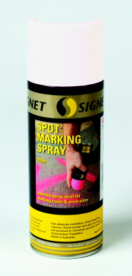 SPOT MARKING SPRAY PAINT -  WHITE -  350G SIGNET