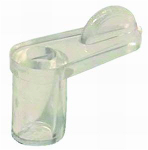 FLYSCREEN CLIPS - OFFSET CLEAR - 11mm - 8 PACK