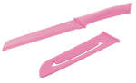 KNIFE - 18CM BREAD KNIFE - WITH SHEATH - PINK - SCANPAN