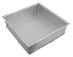 SQUARE DEEP  CAKE TIN  -  ANODISED - 30.5 x 10cm - BAKEMASTER