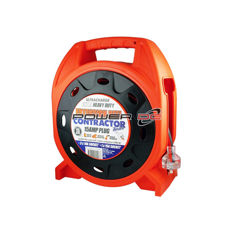 POWER BOARD - 15M EXTENSION REEL - 15AMP & 10AMP OUTLETS