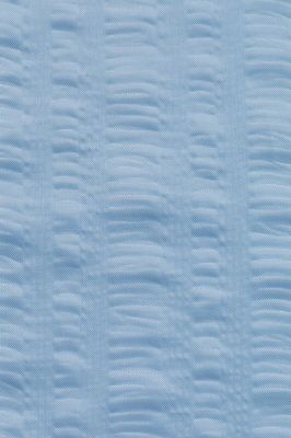 SHOWER CURTAIN - POLYESTER SEERSUCKER  - BLUE
