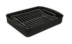 ROASTING PAN  - WITH RACK & GLASS LID -  CLASSIC TITANIUM - 39x27cm - SCANPAN