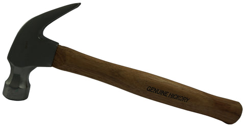HAMMER - 225g CLAW - GENUINE HICKORY WOODEN HANDLE