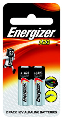 ALKALINE - A23 - REMOTE CONTROL BATTERIES -  2 PACK - ENERGIZER