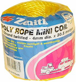 POLY ROPE - 4mm x 30.5 Metres