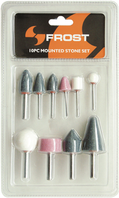 STONE SET - MOUNTED - 10 PIECE - FROST