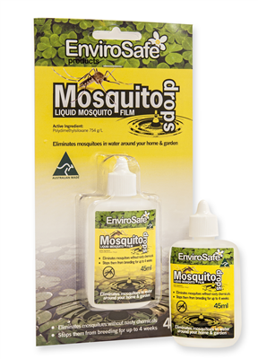 MOSQUITO WATER DROPS - FISH & TADPOLE & BIRD SAFE - 45ml