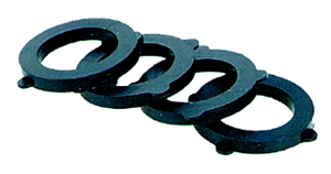 WASHER - REPLACEMENT - 3/4"" TAP - RUBBER - 4 PACK