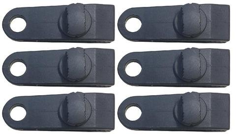 TARP & MESH TIE DOWN CLIPS - 6 PIECE