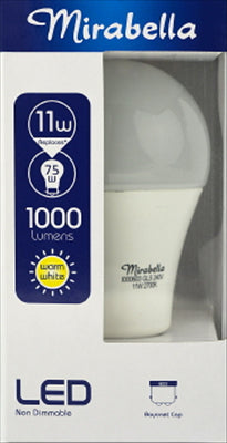 GLOBE - LED GLS - BC - 11W - 1000 Lumens - Warm White